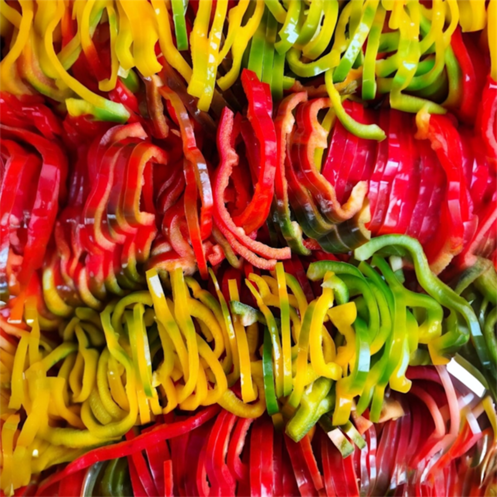 Peperoni Tricolore a Fette