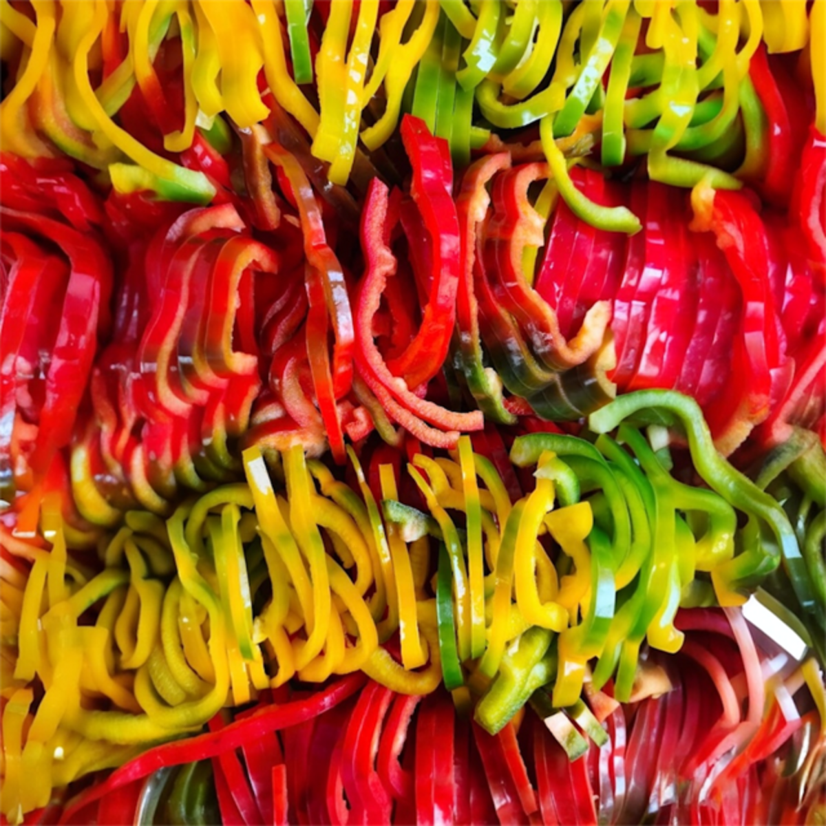 Peperoni Tricolore a Fette